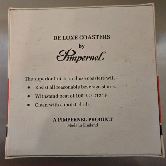 Vintage Pimpernel Placemats and Coasters Set of 6 each Mint Condition - Picture 8 of 10